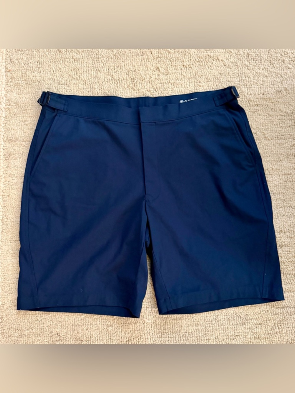 Men’s G/Fore Navy Size 36 Tech Tab Adjustable Performance Golf Shorts